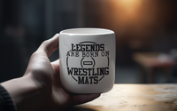 
              Legends Are Born on Wrestling Mats JCA Tee
            