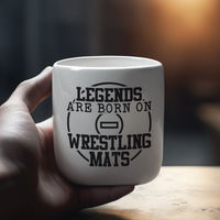 Legends Are Born on Wrestling Mats JCA Tee