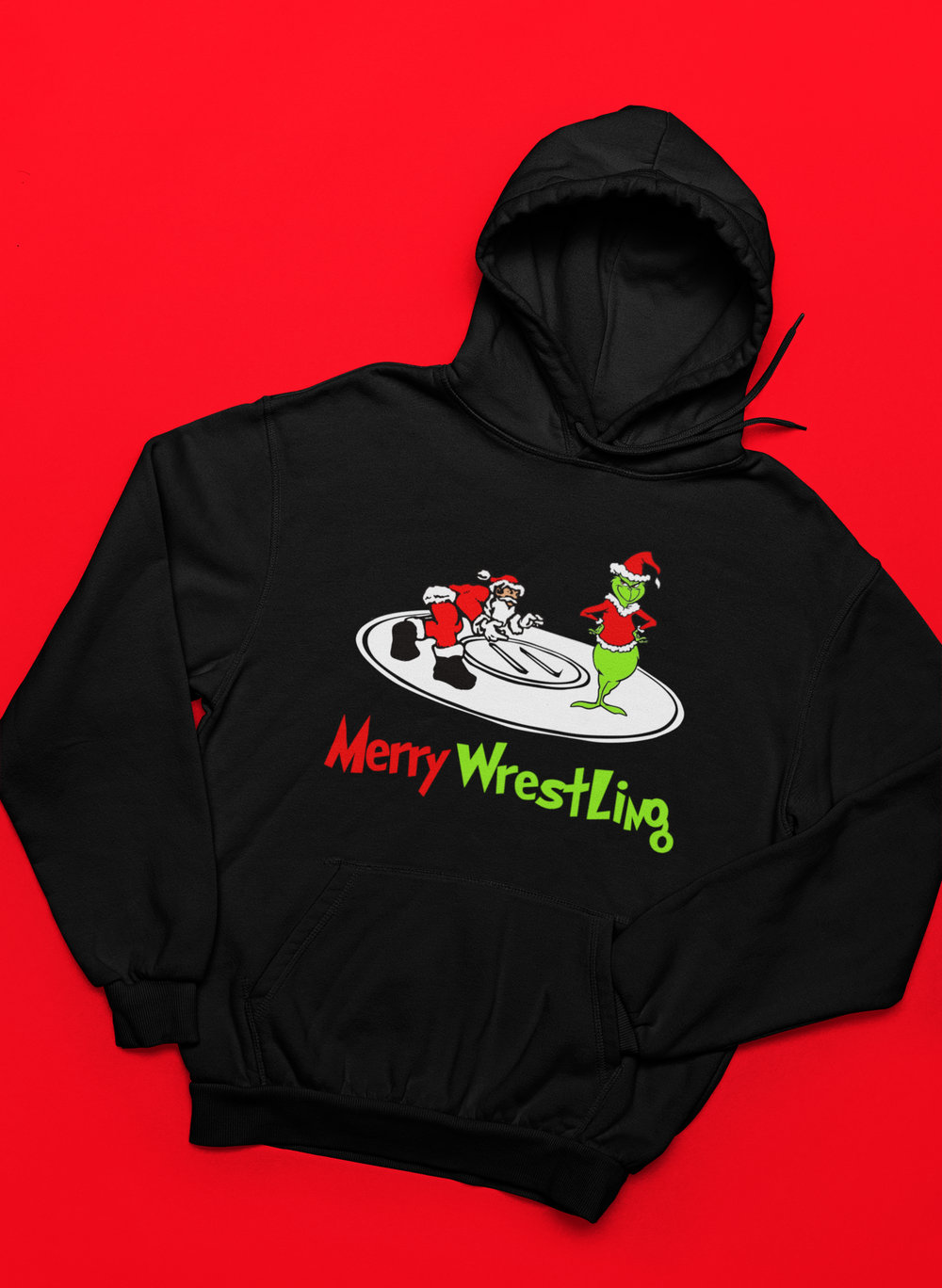 Merry Wrestling Hooded Sweatshirt