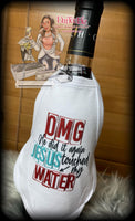 Wine Bottle Apron| Wine Bottle Cover | Funny Sayings Wine | Wine Accessory
