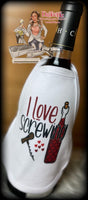 Wine Bottle Apron| Wine Bottle Cover | Funny Sayings Wine | Wine Accessory