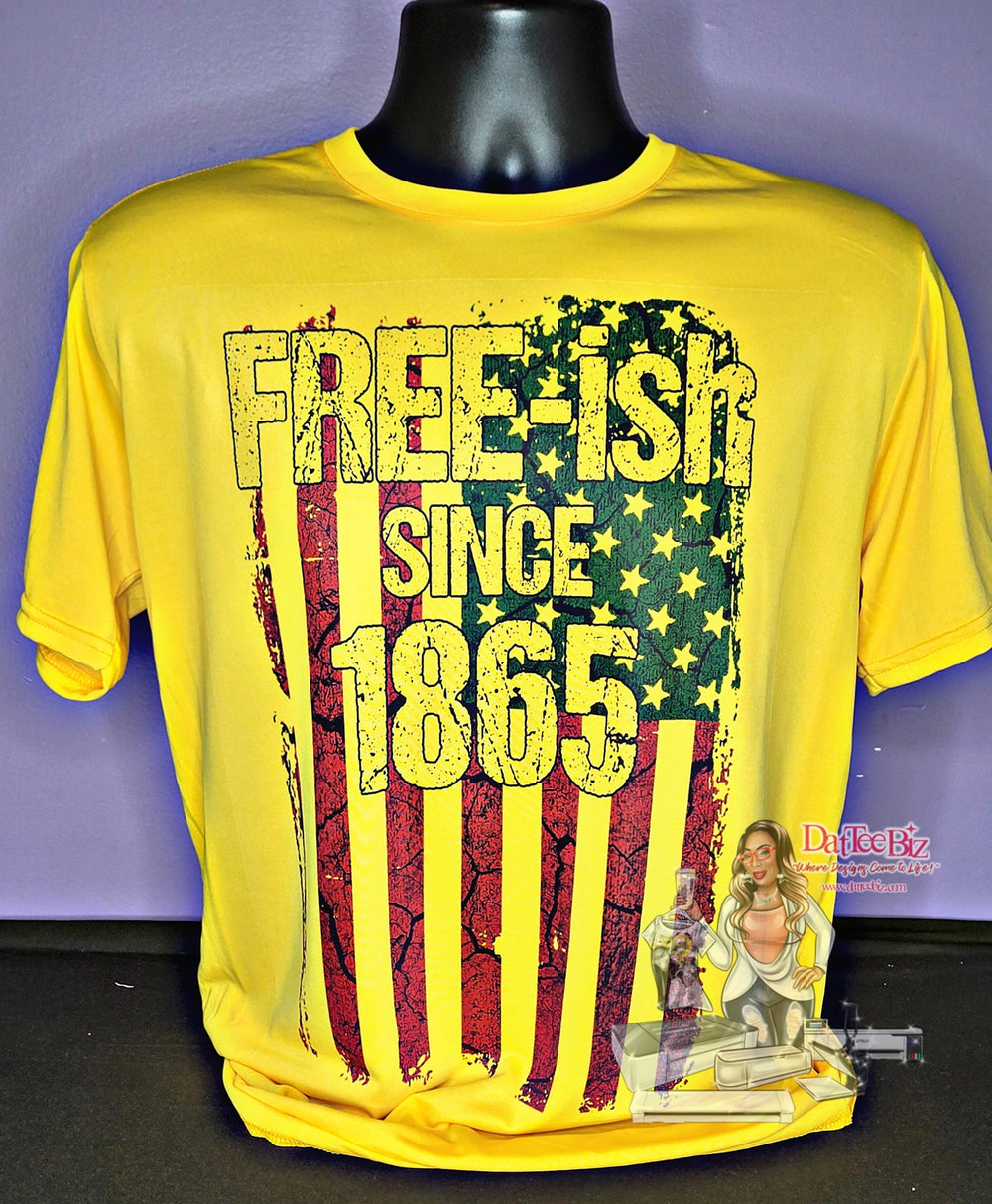 Freeish since 1865 Flag Shirt for Juneteenth
