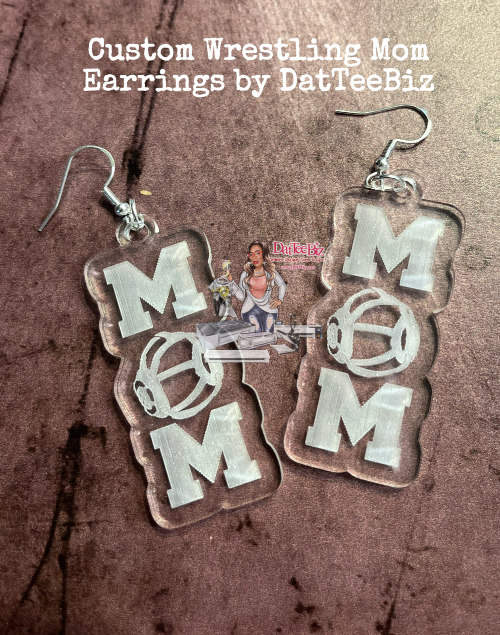 Wrestling Mom Earrings