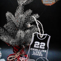 Basketball Ornament - 2 Designs - Custom - Made to Order