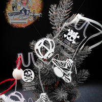 Wrestling Singlet Ornament - Custom - Made to Order