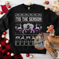 Tis the Season Ugly Sweater Sweatshirt for Wrestling