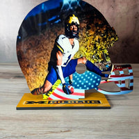 Football Helmet Plaque