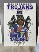 
              Trojan Cheer and Football Poster Designs
            