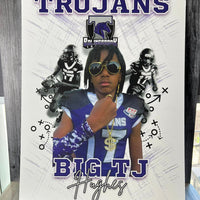 Trojan Cheer and Football Poster Designs