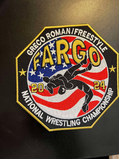 Fargo Mens and Womens 2024 National Championship Qualifier Patches