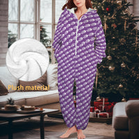 
              The Cross Face - Purple Onesie
            