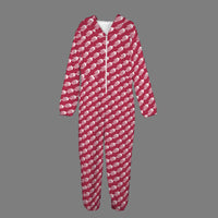 
              The Cross Face - Red Onesie
            