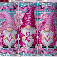 Breast Cancer Tumbler - Gnomes