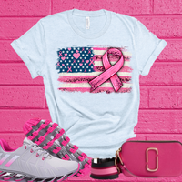 Breast Cancer Flag Tee