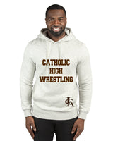 
              Catholic High Wrestling with JCA logo on the sleeve
            