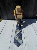 
              Custom Navy Mom Necktie Necklace | One-of-a-Kind Statement Accessory
            