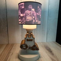 Custom Wrestling Photo Lampshade and Lamp