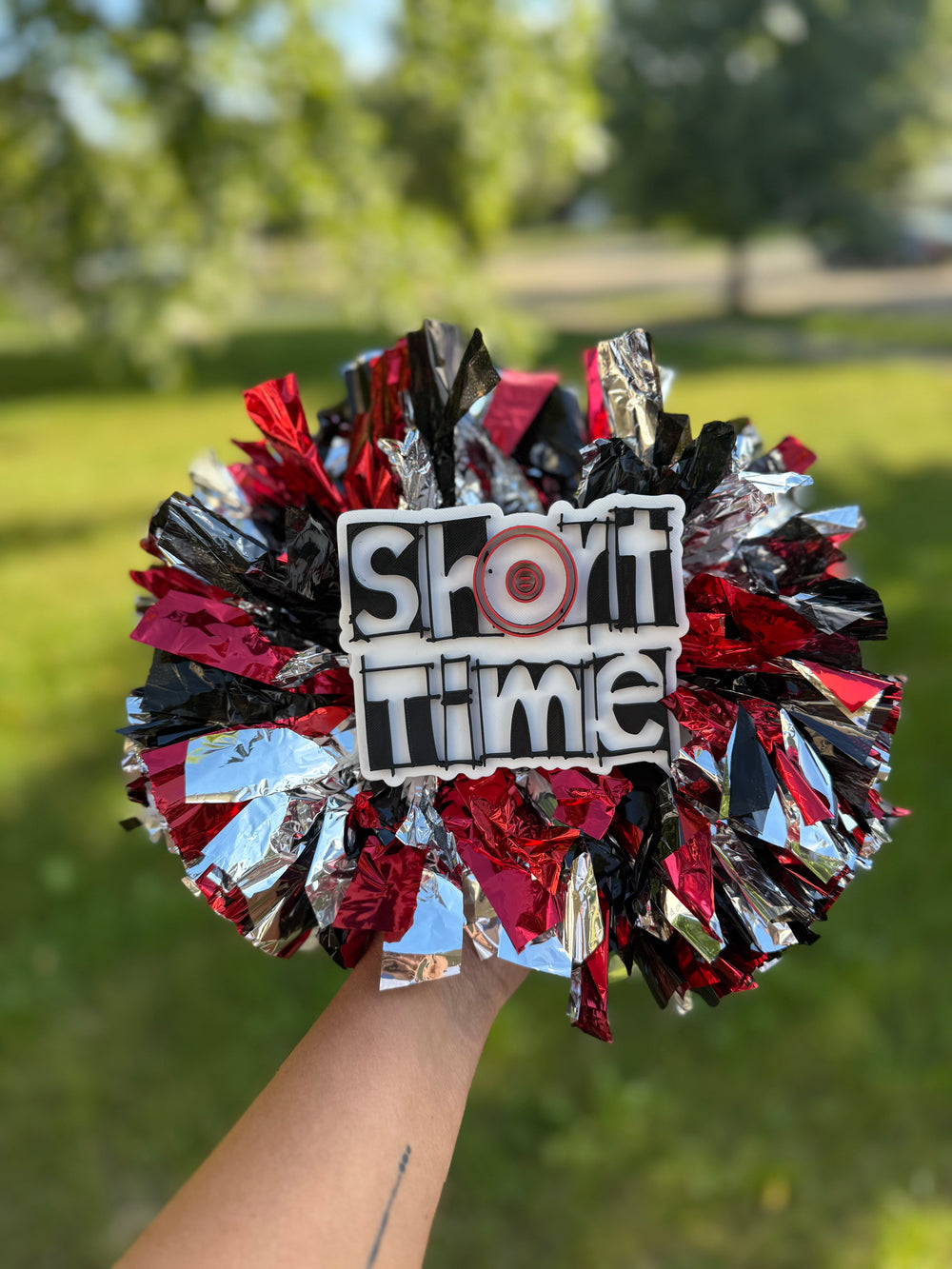 Short Time Senior Wrestling Pom Poms