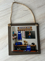 
              Wrestling Locker Room Photo Ornament (Faux 3D Look)
            