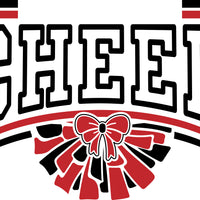 Trojans Custom Printed Pom Poms