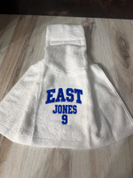 
              Lincoln Way East Senior Night Special — Custom Embroidered Towel & Helmet Bell Bundle
            