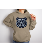 
              Good Better Best Bears Hoodie with Silver Design
            