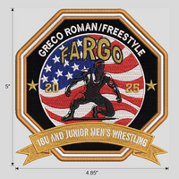 Fargo Mens and Womens 2025 National Championship Qualifier Patches