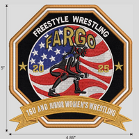 Fargo Mens and Womens 2025 National Championship Qualifier Patches