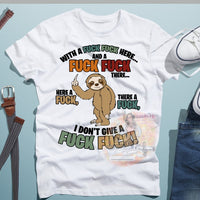 With A Fuck Fuck Here Tee