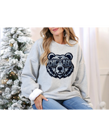 
              Good Better Best Bears Sweatshirt with Silver Design
            