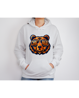 
              Good Better Best Bears Hoodie with Orange Design
            