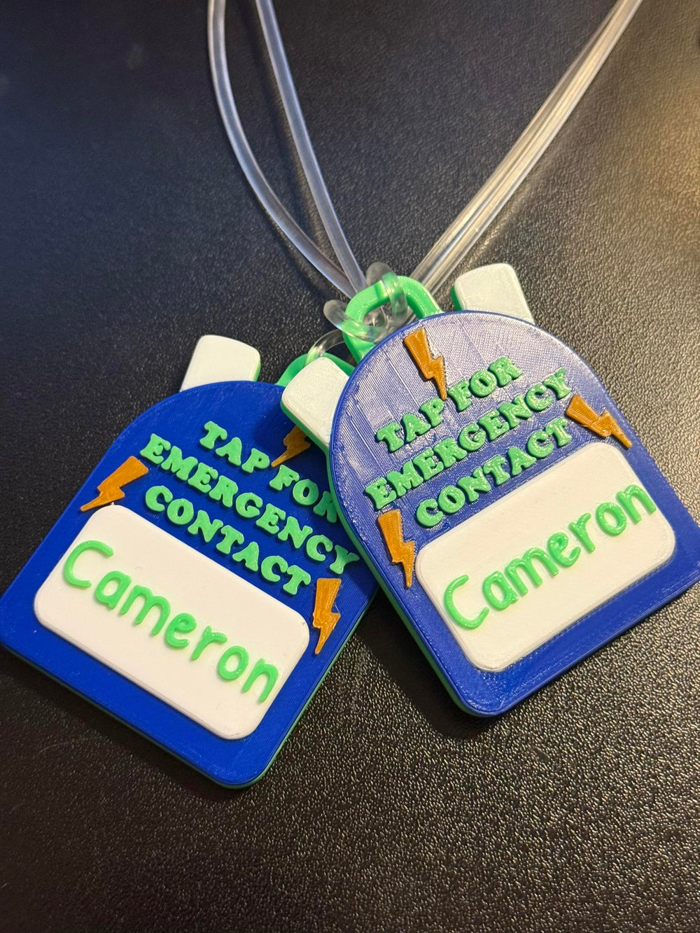 Emergency Bag Tag