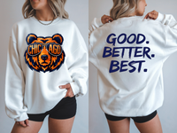 
              Good Better Best Bears Sweatshirt with Orange Design
            