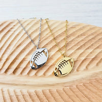 
              Football Mom Engraved Charm & Chain
            