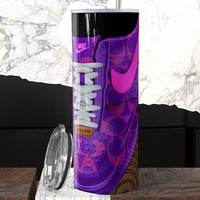 Gym Shoe Tumbler with Rhinestone Lace Option