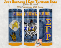 
              Denim Sorority Tumbler
            