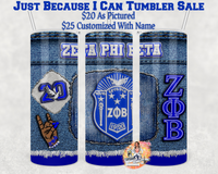 
              Denim Sorority Tumbler
            