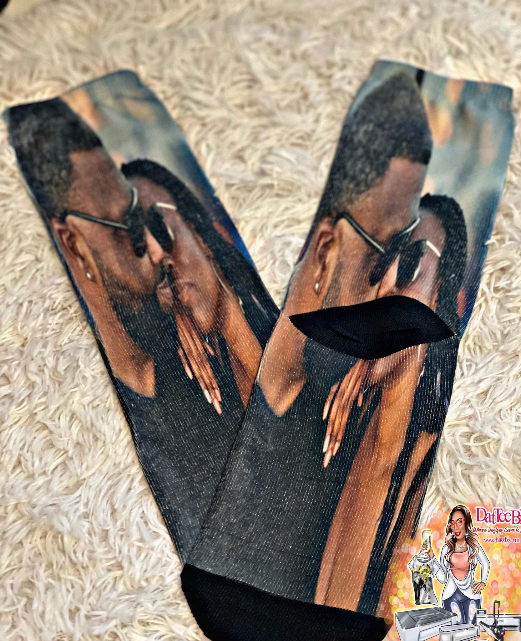 custom dress socks Custom Photo Dress Socks for Men| DatTeeBiz