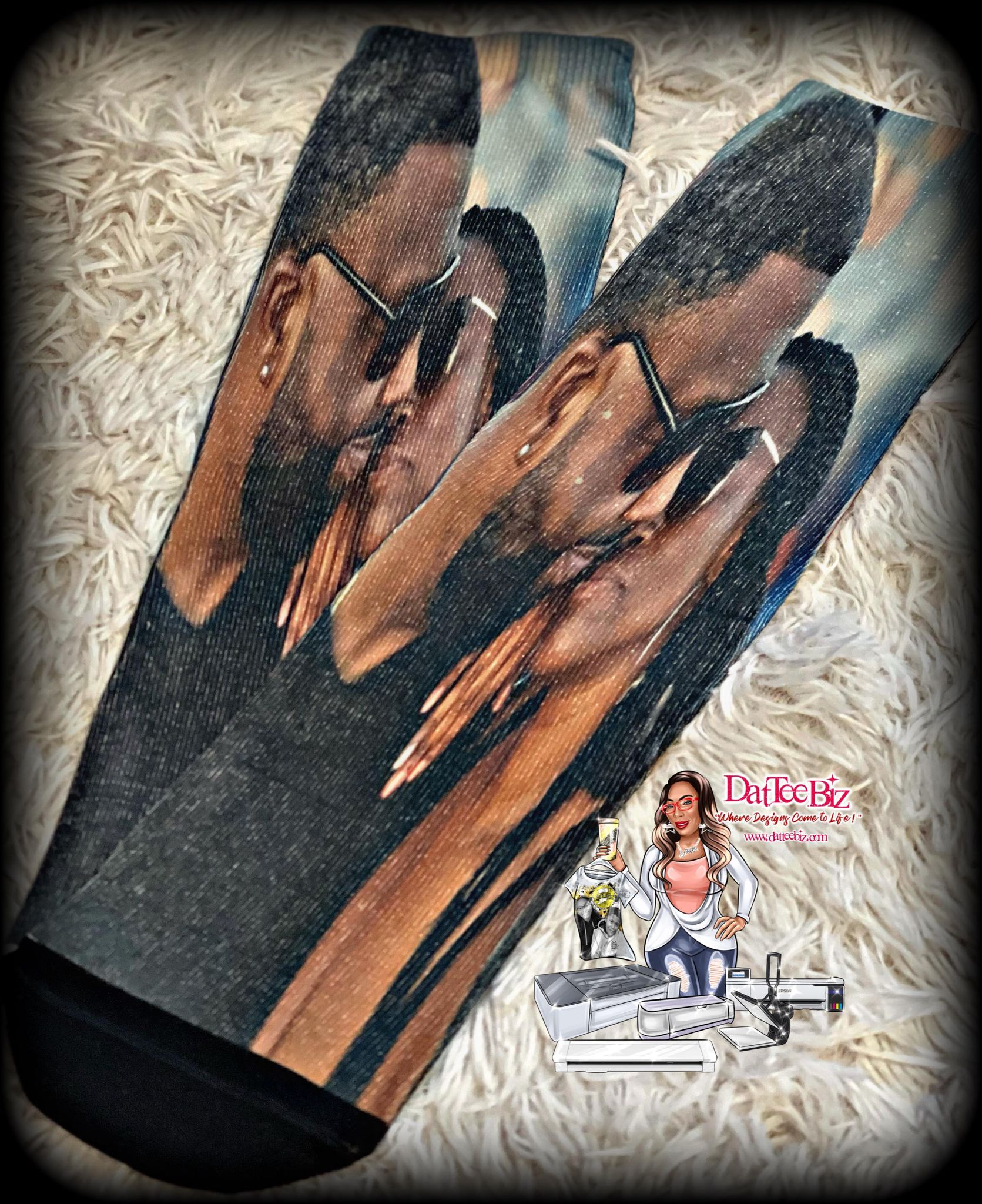 Custom Photo Dress Socks for Men| DatTeeBiz Custom Photo Dress Socks for Men| DatTeeBiz
