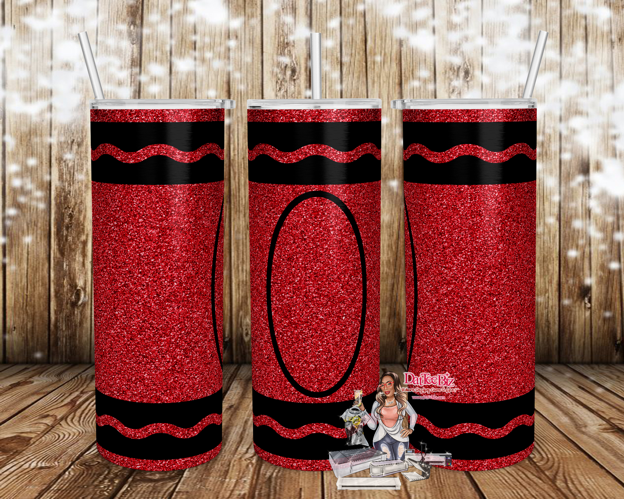 20 oz Skinny Red Karma Cafe Sublimation Tumbler – Artsy Niche Creations