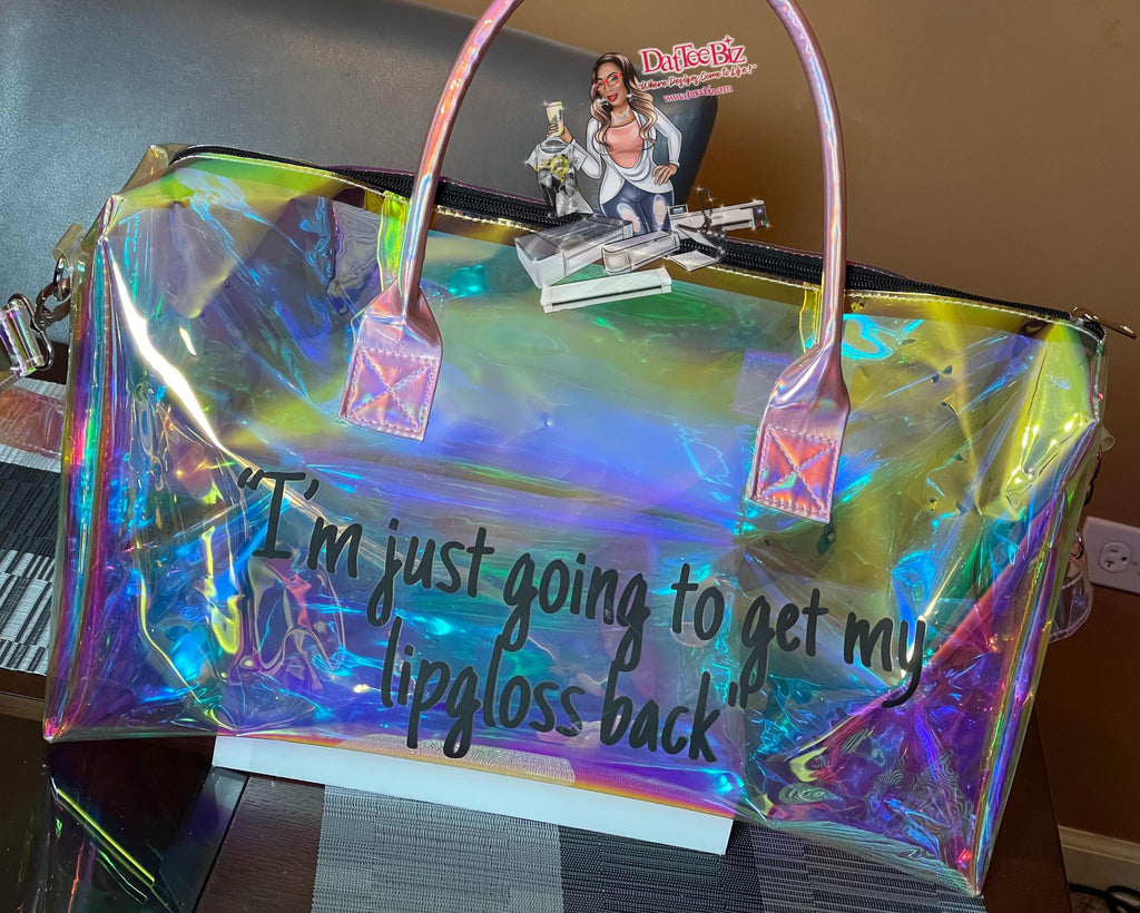 Holographic duffle bag wholesale hot sale