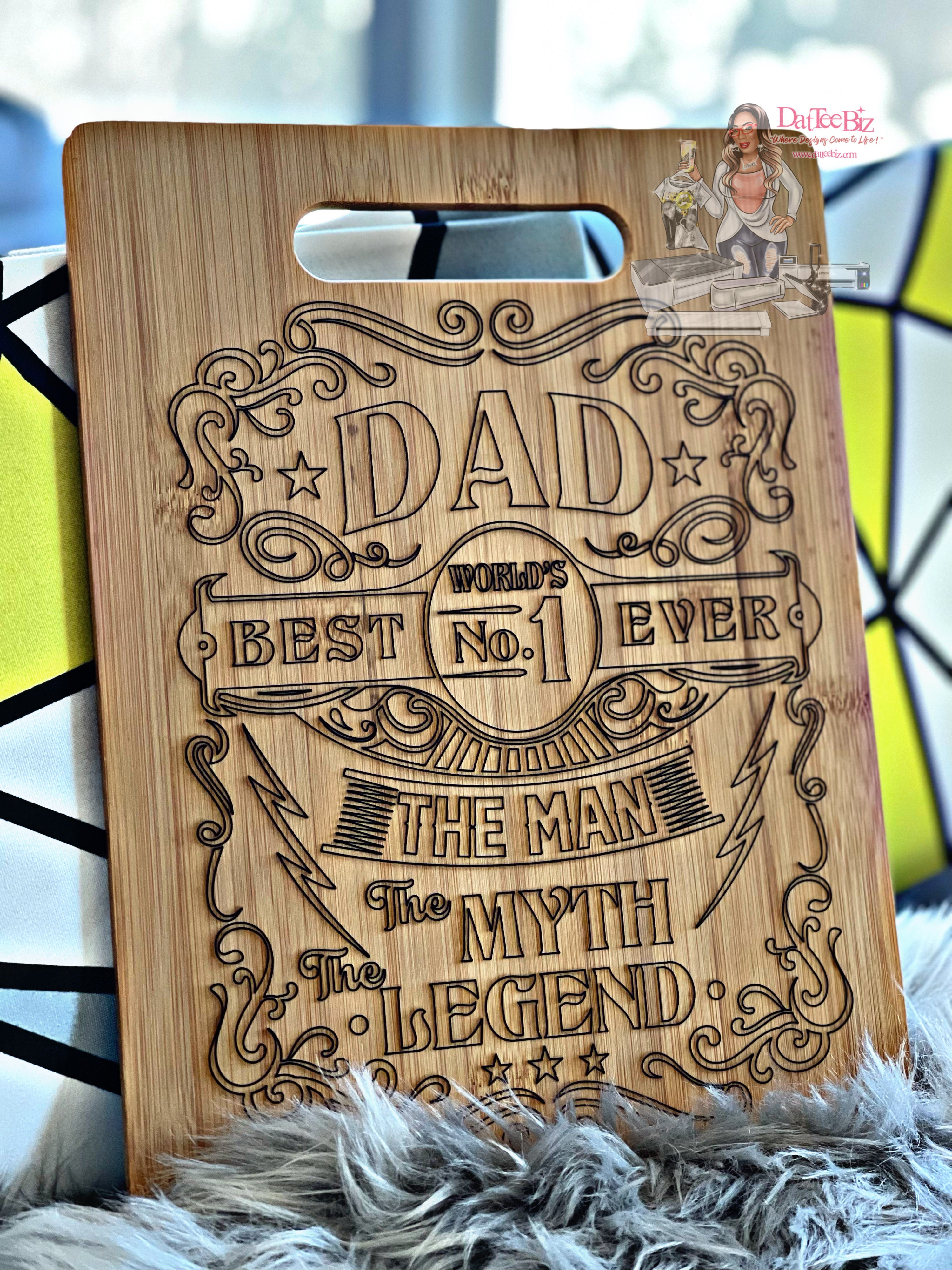 #1 Dad Cutting Board
