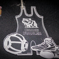 Wrestling Singlet Ornament - Custom - Made to Order